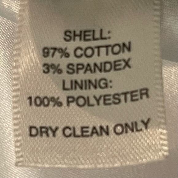 White House Black Market Black W White Floral Pleated Skirt Size 6 - Picture 9 of 11